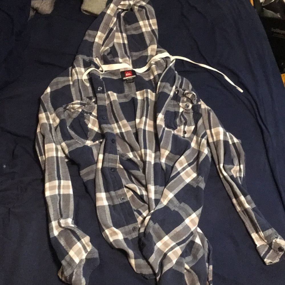 Plaid button up jacket